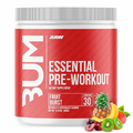 RAW Essential Pre-Workout Powder (Fruit Burst) - Chris Bumstead Sports Nutrition Supplement for Men & Women - Preworkout Energy Powder with Caffeine, L-Citrulline, L-Tyrosine, & Beta Alanine Blend