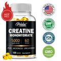 Creatine Monohydrate 5000mg- Energy&Endurance,Muscle Health,Testosterone Booster
