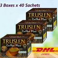 3 Boxes Truslen Coffee Plus Instant Coffee Mix Powder Sugar Free Diet Slim Firm