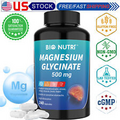 Magnesium Glycinate For Improved Sleep, Stress & Anxiety Relief  (500MG)