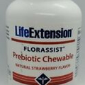 Life Extension FLORASSIST® Prebiotic Chewable (Strawberry), 60 chewable tablets