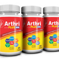 ARTHRI PLUS 3000 WITH TOP INGREDIENTS FOR THE PAIN 3 BOTTLES 180 CAPLETS USA