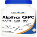 Nutricost Alpha GPC 600mg Per Serving, 120 Vegetarian Capsules - Non-GMO