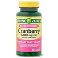 Spring Valley Extra Strength Cranberry Dietary Supplement Capsules, 15,000mg Equ