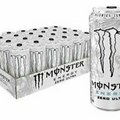 Monster Energy Zero Ultra Sugar Energy Drink, 16oz - Pack of 24