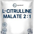 Pure L Citrulline Malate 2:1 Powder, 500 Grams, Filler Free, Vegan Citrulline Su