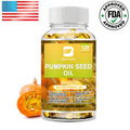 Pumpkin Seed Oil Capsule 2000Mg For Prostate Health,Relieve Eye Pressure 120 pcs