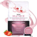 Syntrax Matrix Sustained-Release Protein Blend  Powder - Strawberry Cream - 5lbs