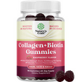 Hair Skin and Nails Gummies for Women - Extra Strength Biotin and Collagen