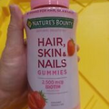 Nature's Bounty Hair, Skin, and Nails Vitamin Gummies ~ Biotin ~ 230 ct 10/25