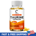 Taurine Capsules 1000mg  Best Strength - Supports Brain, Vision & Muscle Health