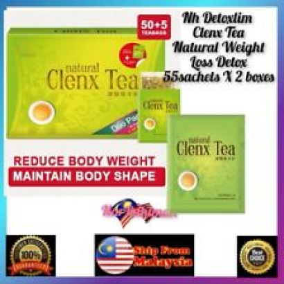 New Image Nh Detoxlim Clenx Tea Natural Weight Loss Detox 55sachets X 2 boxes