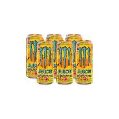 Lot of 6 Juice Monster Khaotic Tropical Orange Flavour Energy Drink 473ml