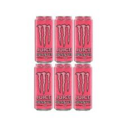 Lot of 6 Juice Monster Energy Drink Pipeline Punch Flavour 473ml Brazil Team