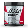 ZOA+ Zero Sugar Pre Workout Powder Cherry Lime - 5-in-1 Advanced Formula with Creatine, Beta Alanine, Ginkgo Biloba, Electrolytes, 200mg Caffeine - NSF Certified Sport - 25 Servings