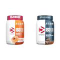 Dymatize ISO100 Hydrolyzed Protein Powder, 100% Whey Isolate, Dunkin' Glazed Donut Flavor, 20 Servings & ISO100 Hydrolyzed Protein Powder, 100% Whey Isolate Protein, 25g of Protein, 5.5g BCAAs