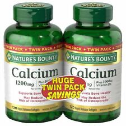 Nature's Bounty Absorbable - Calcium 1200mg Plus 1000IU Vitamin D3 240 Counts