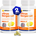 Bergamot Citrus Supplement with 1200Mg per Serving and 80% Polyphenols - 120 Cap