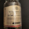 Solgar Vitamin D3 (Cholecalciferol) 10 mcg (400 IU) 100 Softgels