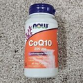 NOW FOODS CoQ10 200 mg - 60 Veg Capsules - Sealed- Exp 8/26