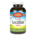 Carlson - Lecithin, Non-GMO, 1200 mg, Nervous System & Liver Function, Unbleached Soy Lecithin, 280 Softgels