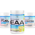 Believe Supplements Workout Bundle - Pre Fuel (Pre Workout), Performace EAA (Intra Workout) and Creatine