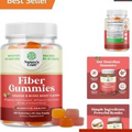 Prebiotic Fiber Gummies for Adults - High Fiber Supplement for Immunity & Dig...