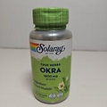 Solaray Okra Fruit 1600 mg, Healthy Digestion, Regularity & Cardiovascular