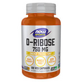 NOW FOODS D-Ribose 750 mg - 120 Veg Capsules