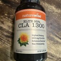 LARGER 180 Capsules- NatureWise CLA 1300, Highest Potency Non-GMO Healthy Weight
