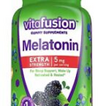 Vitafusion Extra Strength Melatonin Gummy Vitamins, 5mg, 150 ct Gummies 2 Bottle