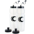 Cannon Sports 1 Liter Squeeze Water Bottle with Straw Lid New Easy Grip 34 Oz