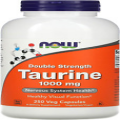 Taurine 1,000 Mg, Double Strength, Nervous System Health*, 250 Veg Capsules