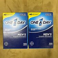 2 New One A Day Men's Multivitamin/Multimineral Supplement - 100 Tablets Each