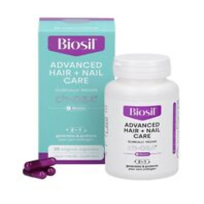 BioSil ADVANCED HAIR & NAIL / ch-OSA + Biotin• 30 Capsules Expiration: 01/25