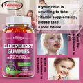 Elderberry Gummies - with Vitamin C, Propolis & Echinacea - Immune Support