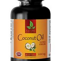 Coconut Oil For Hair - Extra Virgin 3000mg - Healthy Hair - 1 Bottle 60 Softgels