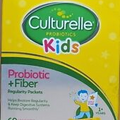 NEW Culturelle Kids Probiotics + Fiber 60 Packs Single Serve No Flavor