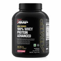 GNC 2Kg Delicious Strawberry Flavour Amp Gold Series 100% Whey Protein Advanced