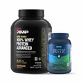 GNC Amp 100%Whey Protein 2kg Double Rich Chocolate Flavour & Triple Strength Oil