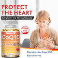 CoQ10 Coenzyme 450mg 120 Capsules For Heart Cardiovascular & Brain Health CoQ 10