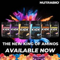 Nutrabio AMINO KICK Energy Hydration Formula 2 Bottle60Servings (Choose Flavor)