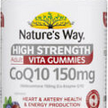 High Strength CoQ10 150mg 30 Adult Vita Gummies x 3 Pack Nature's Way