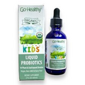 Go Healthy Probiotics Kids 2oz EXP 01/25 Vegan / Organic Liquid, Exp. 01/25