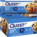 Quest Nutrition Blueberry Muffin Protein Bars, High Protein, Low Carb,...
