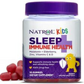 Natrol Kids Sleep Immune Health Melatonin Elderberry, Zinc, 50 Gummies