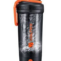 VOLTRX Electric Protein Shaker Bottle - USB Rechargeable Mixer Cup for orange