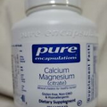 Pure Encapsulations Calcium Magnesium (Citrate) 180 Capsules Exp 03/25