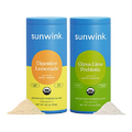 Sunwink Digestion Lemonade and Limeade Fiber Prebiotic Organic Superfood Powder