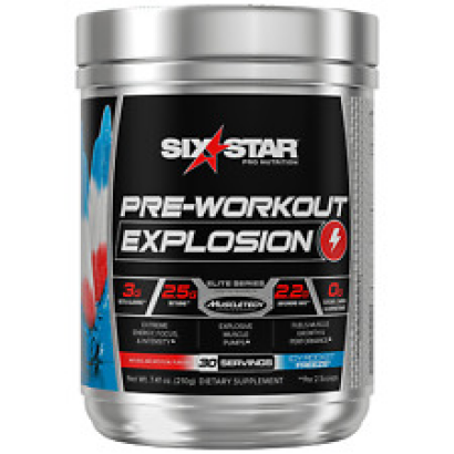 Pre Workout | Six Star PreWorkout Explosion PreWorkout Energy (30 Servings).